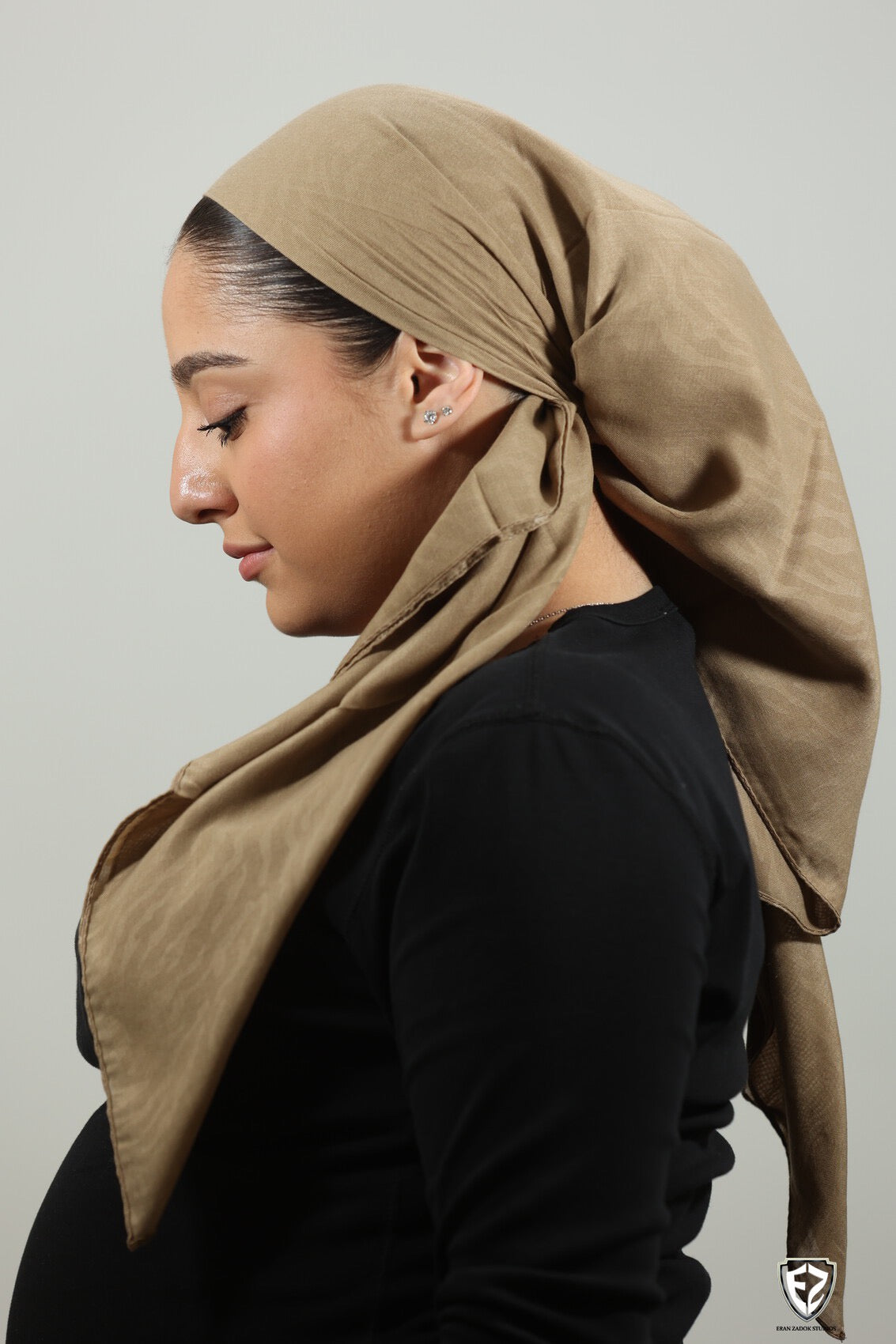 Zebra coffee Square Scarf
