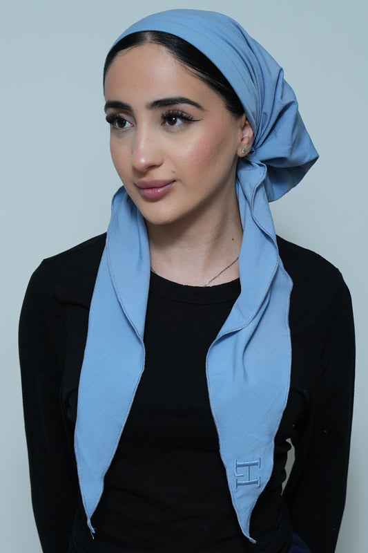 Adjustable sky blue pretie