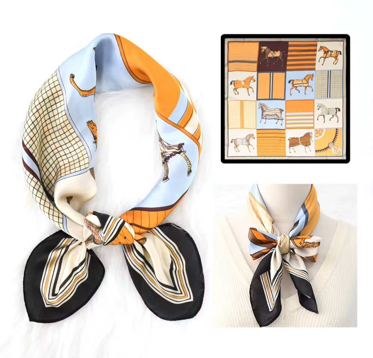 H bandana 70x70