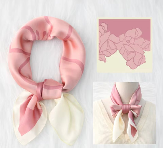 Pink bandana 70x70