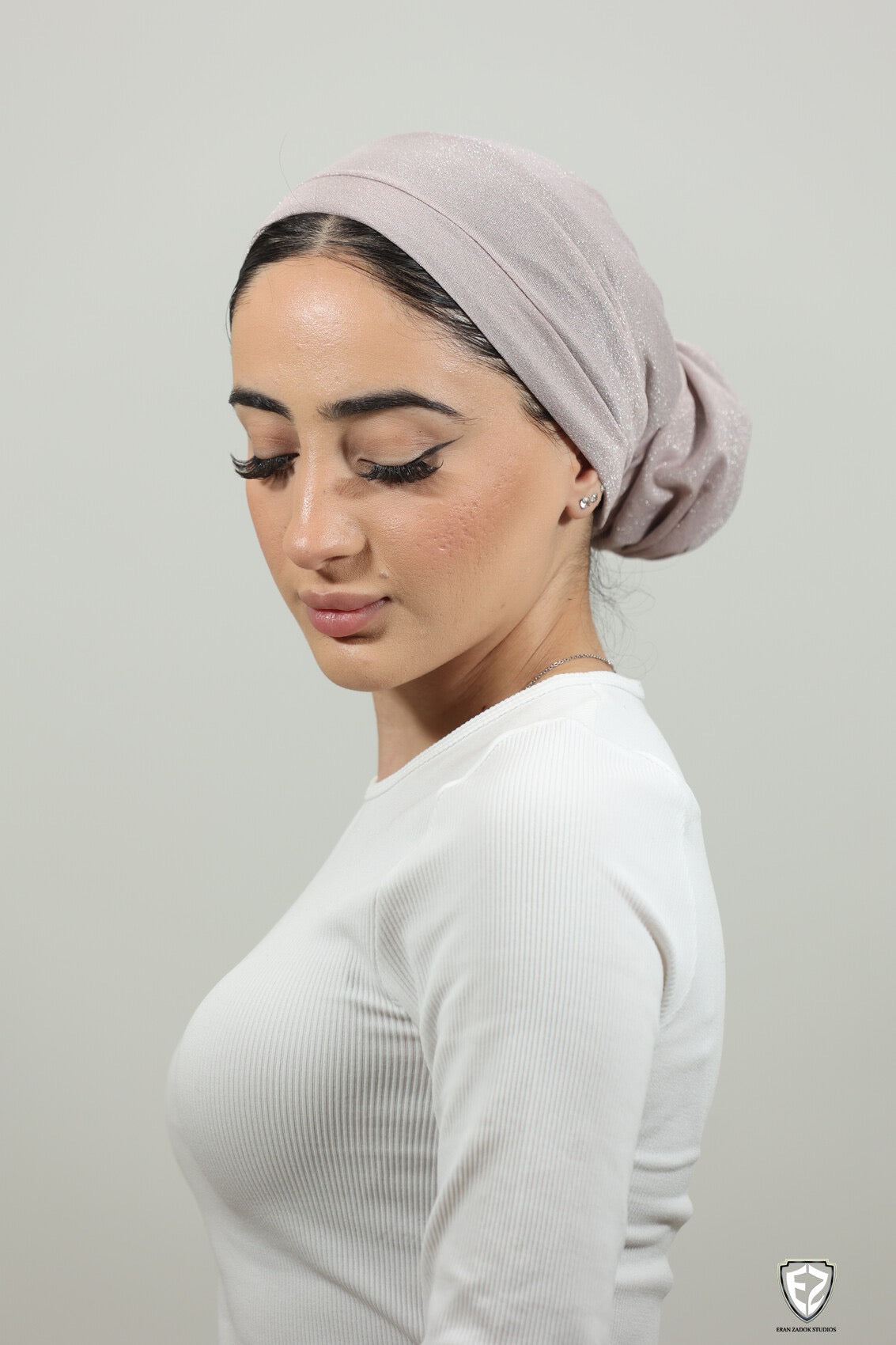 Sparkly Pink Turban