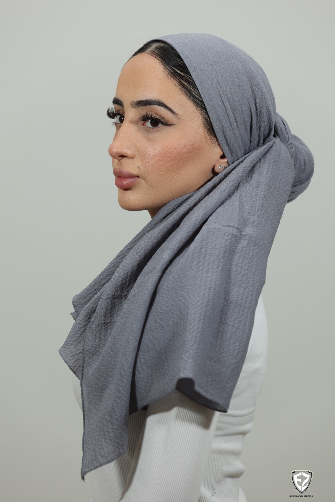 Basic Grey Long Scarf