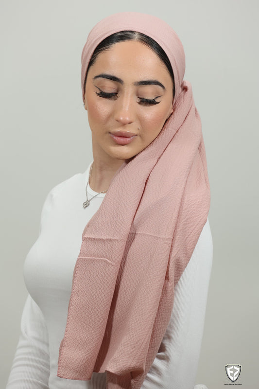 Basic Pink Long Scarf