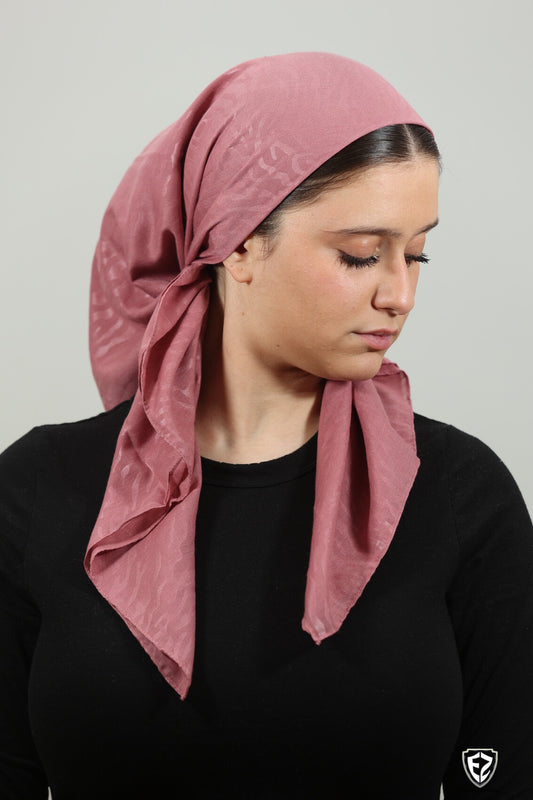 Zebra Pink Square Scarf