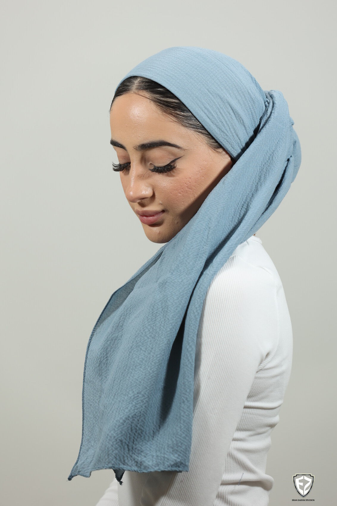 Basic Light Blue Long Sacrf