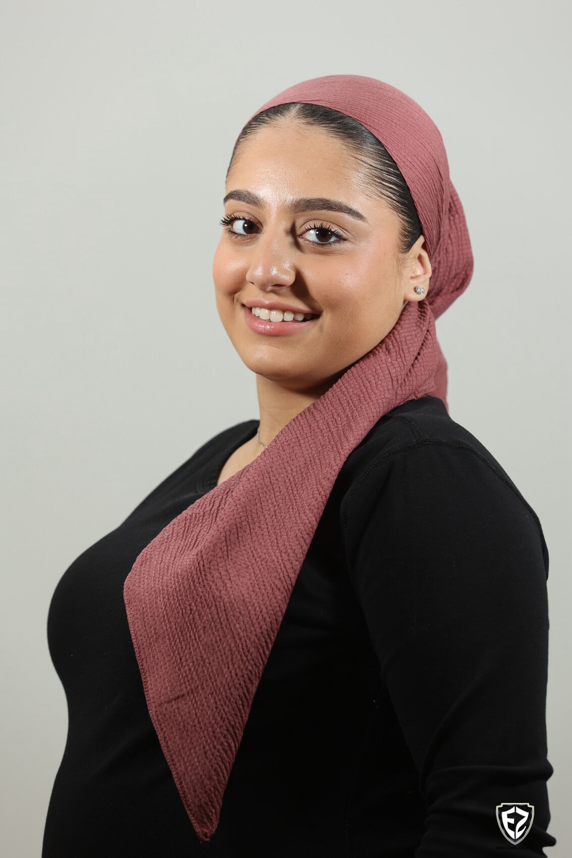 Magenta square scarf