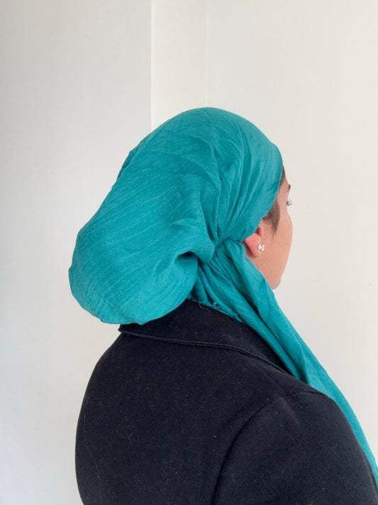 Adjustable ocean teal Pre-tie