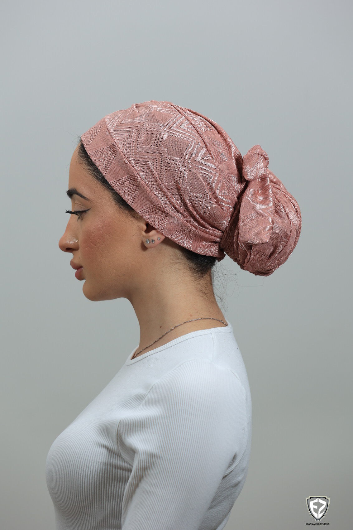 Pink Bow Turban