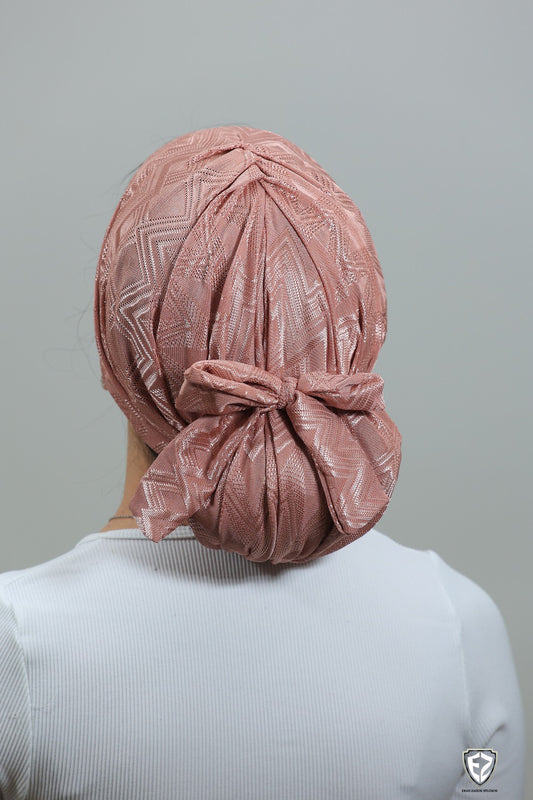 Pink Bow Turban